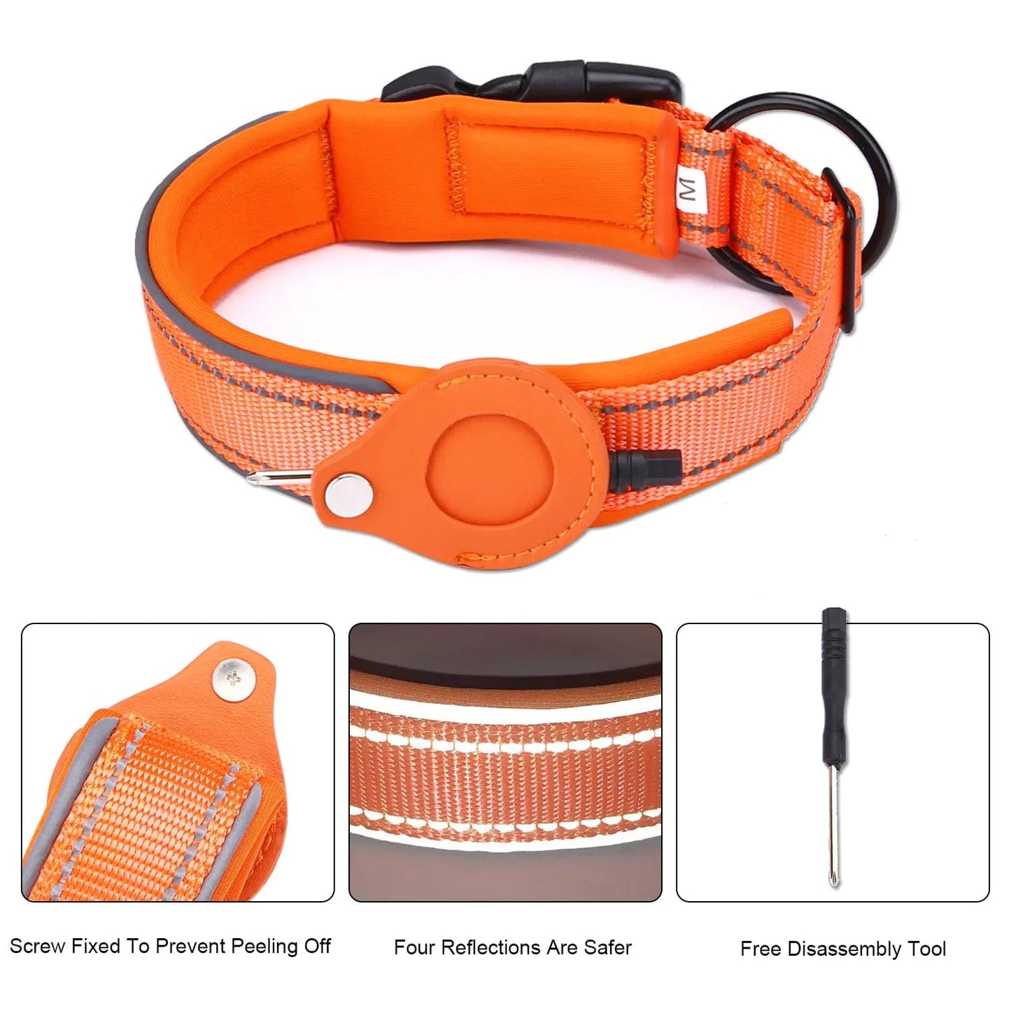 B4 Lifestyles Airtag Dog Collar