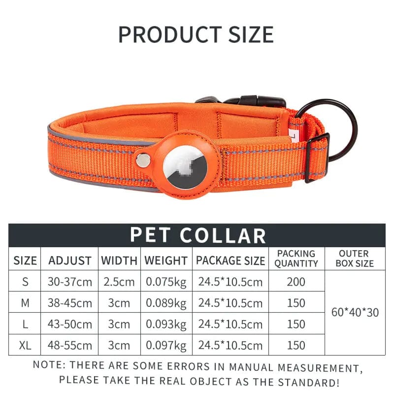 B4 Lifestyles Airtag Dog Collar