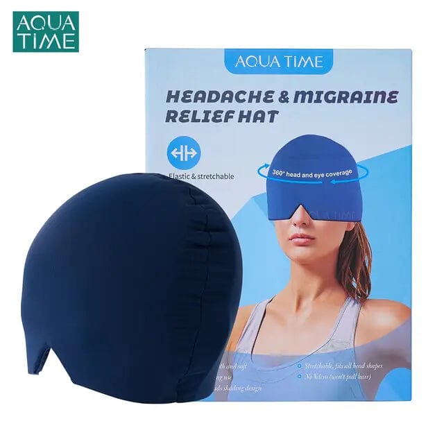 B4 Lifestyles Blue Gel Cap Gel Migraine Relief Hat