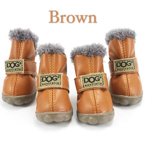 B4 Lifestyles Brown / L (4) Pet Dog Shoes