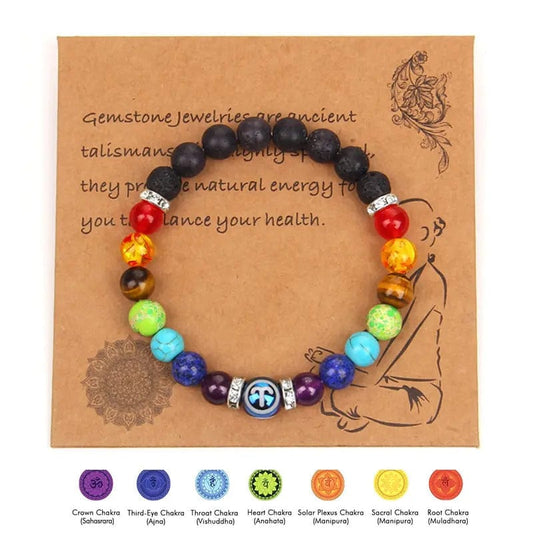 B4 Lifestyles Chakra Constellation Bracelet Crystal Jewelry