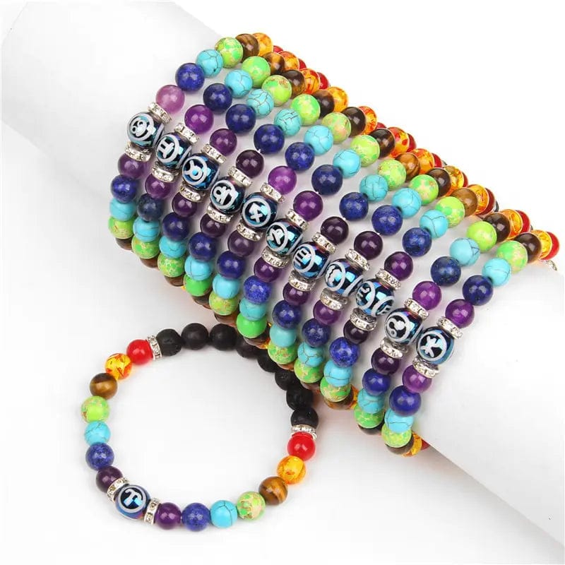 B4 Lifestyles Chakra Constellation Bracelet Crystal Jewelry