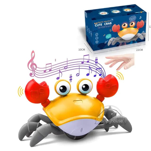 B4 Lifestyles Crab-Orange With Box Crawling Crab Baby Toy