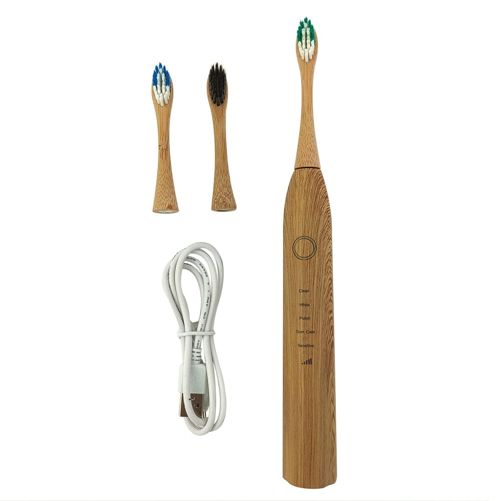 B4 Lifestyles Health & Beauty Bamboo Electric Toothbrushes