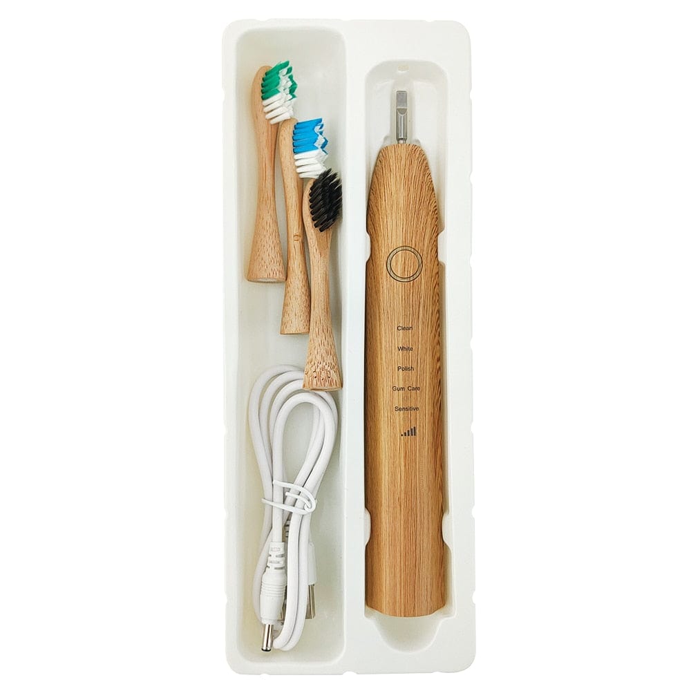 B4 Lifestyles Health & Beauty Bamboo Electric Toothbrushes