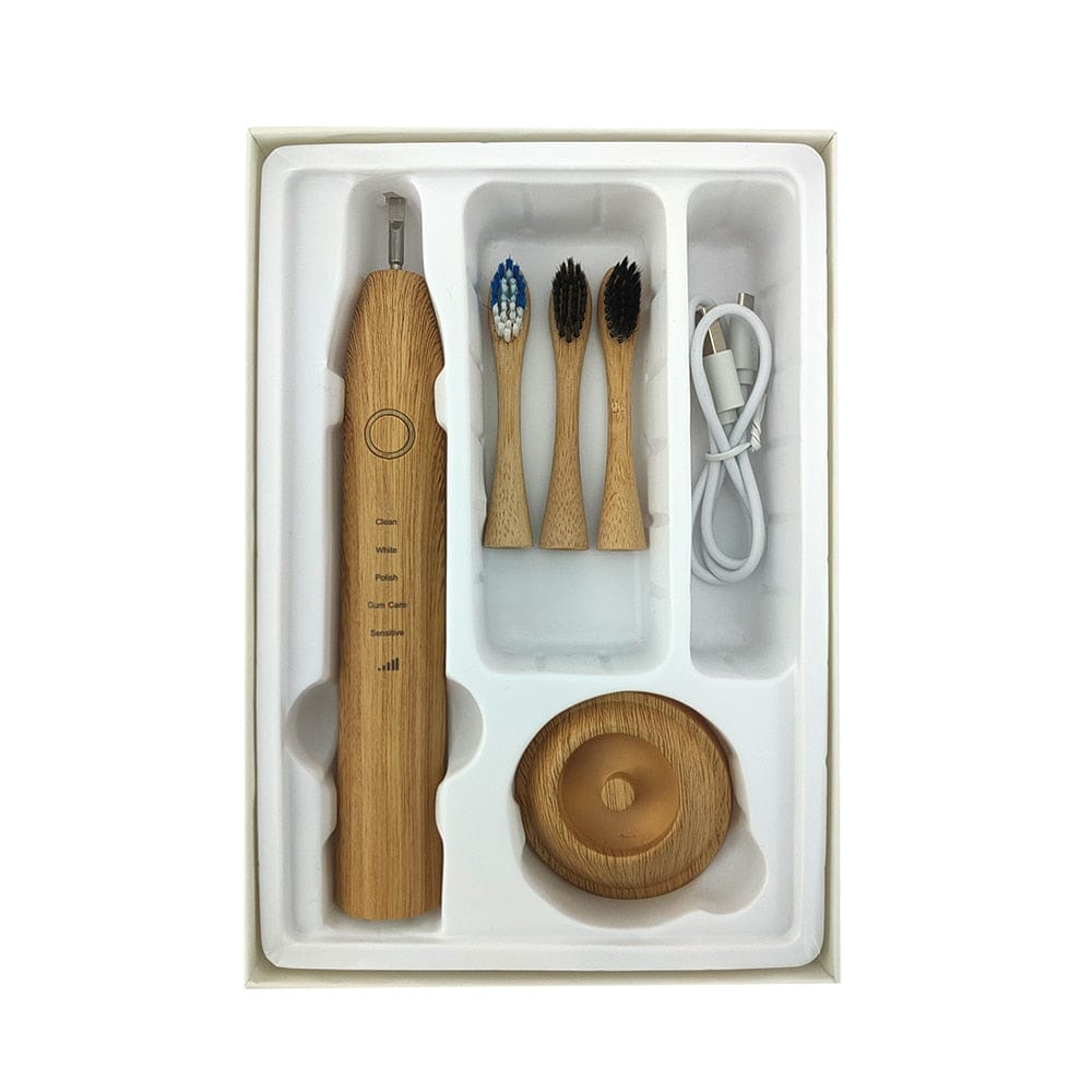 B4 Lifestyles Health & Beauty Bamboo Electric Toothbrushes