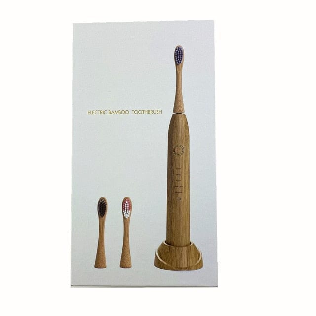 B4 Lifestyles Health & Beauty Wireless Charging Bamboo Electric Toothbrushes