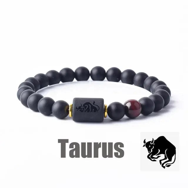 B4 Lifestyles Jewelry 13 Taurus / 8 MM Beads 12 Zodiac Sign(s) Constellation Bracelet