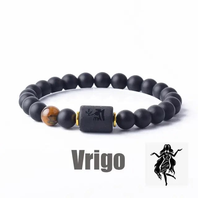 B4 Lifestyles Jewelry 21 Virgo / 8 MM Beads 12 Zodiac Sign(s) Constellation Bracelet