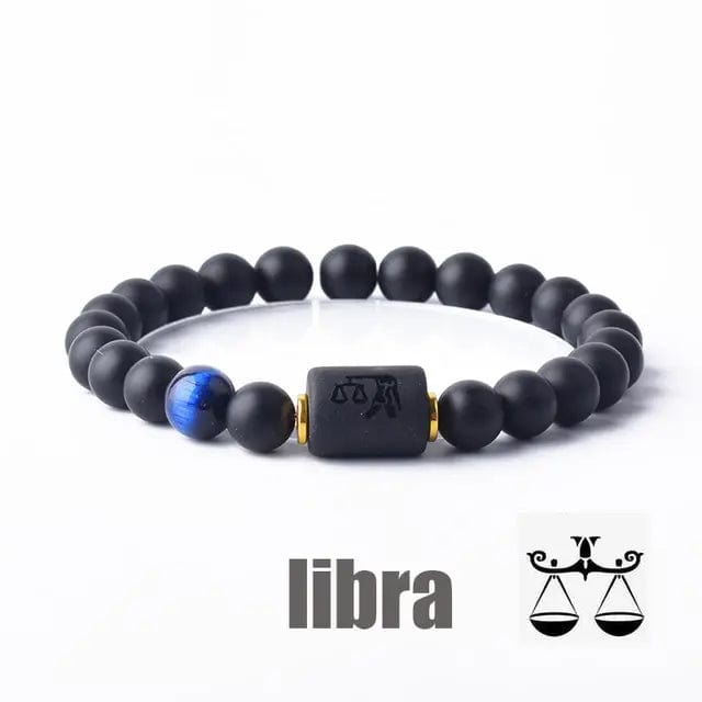 B4 Lifestyles Jewelry 23 Libra / 8 MM Beads 12 Zodiac Sign(s) Constellation Bracelet