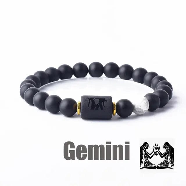 B4 Lifestyles Jewelry 24 Gemini / 8 MM Beads 12 Zodiac Sign(s) Constellation Bracelet