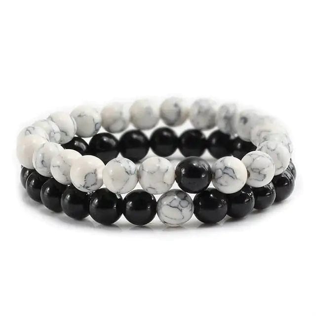 B4 Lifestyles Light White / 8 Millimeters Unisex Bracelet