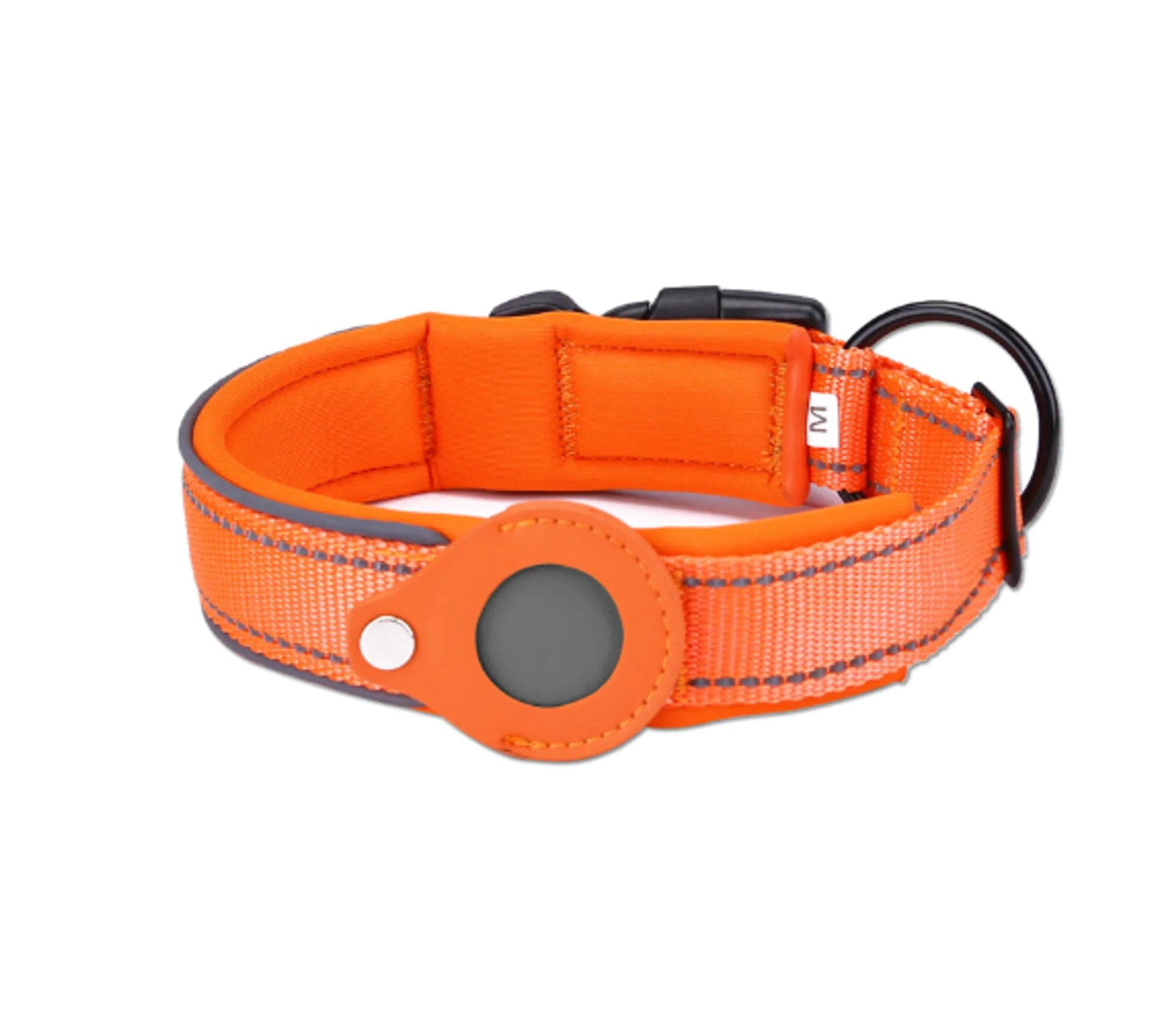 B4 Lifestyles New Orange / S Airtag Dog Collar