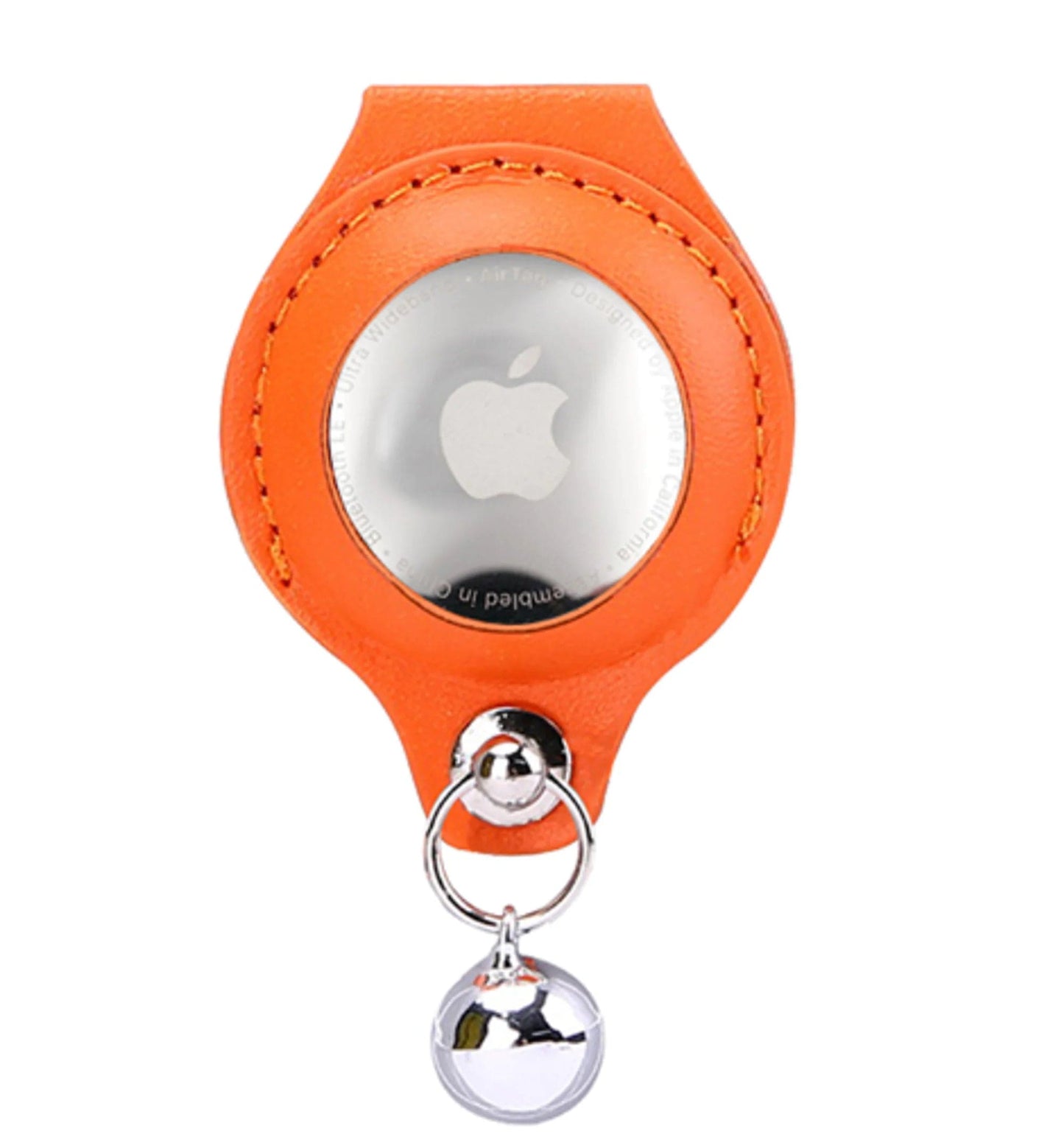 B4 Lifestyles Orange with Bell / S Airtag Dog Collar