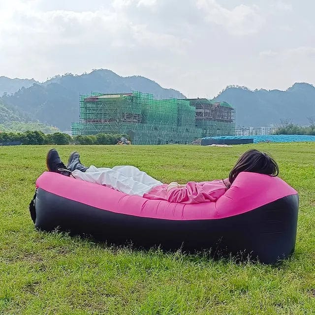 B4 Lifestyles Pink Inflatable Sofa Bed