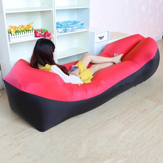 B4 Lifestyles Red Hot Inflatable Sofa Bed