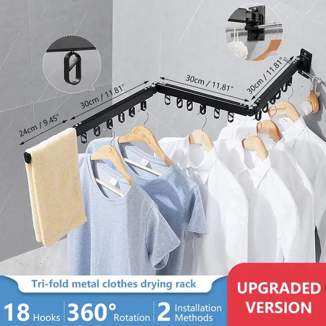 B4 Lifestyles Retractable Folding Clothes Drying Rack