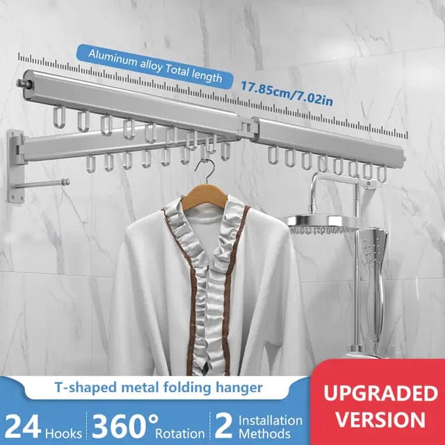 B4 Lifestyles Retractable Folding Clothes Drying Rack