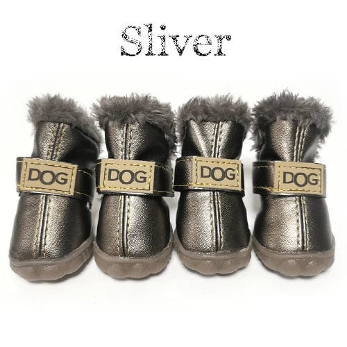 B4 Lifestyles Sliver / XL (5) Pet Dog Shoes