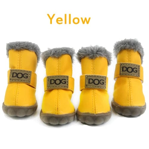 B4 Lifestyles Yellow / L (4) Pet Dog Shoes