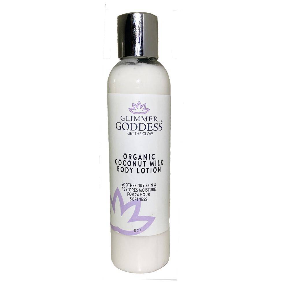 Glimmer Goddess Lavender Lemon / 8 oz. Organic Coconut Milk Body Lotion