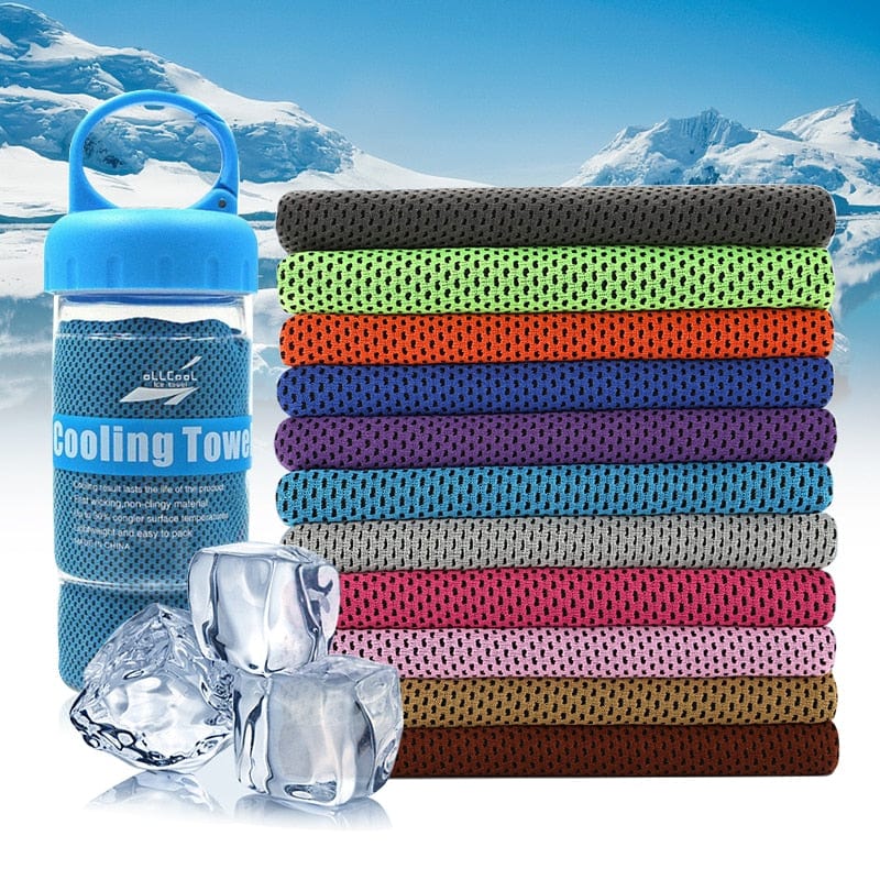 Zendro[ Health & Beauty Microfiber Sport Towel:  Rapid Cooling, Ice Face Towel, Quick-Dry, for Fitness or Yoga