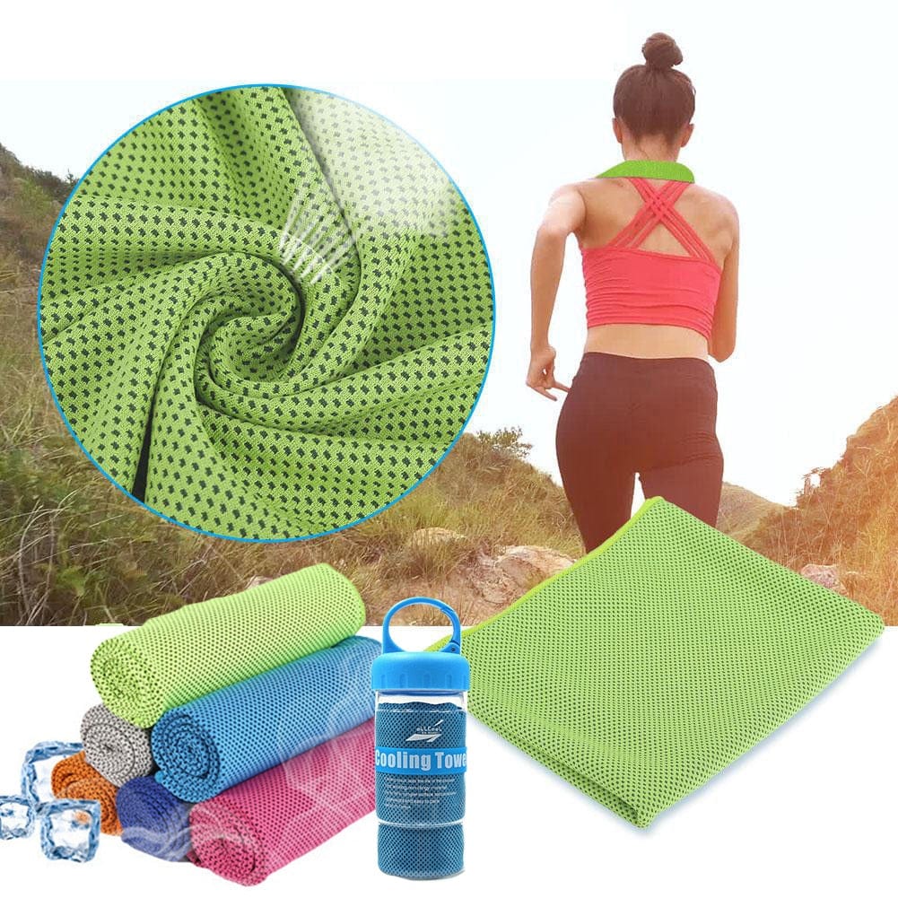 Zendro[ Health & Beauty Microfiber Sport Towel:  Rapid Cooling, Ice Face Towel, Quick-Dry, for Fitness or Yoga