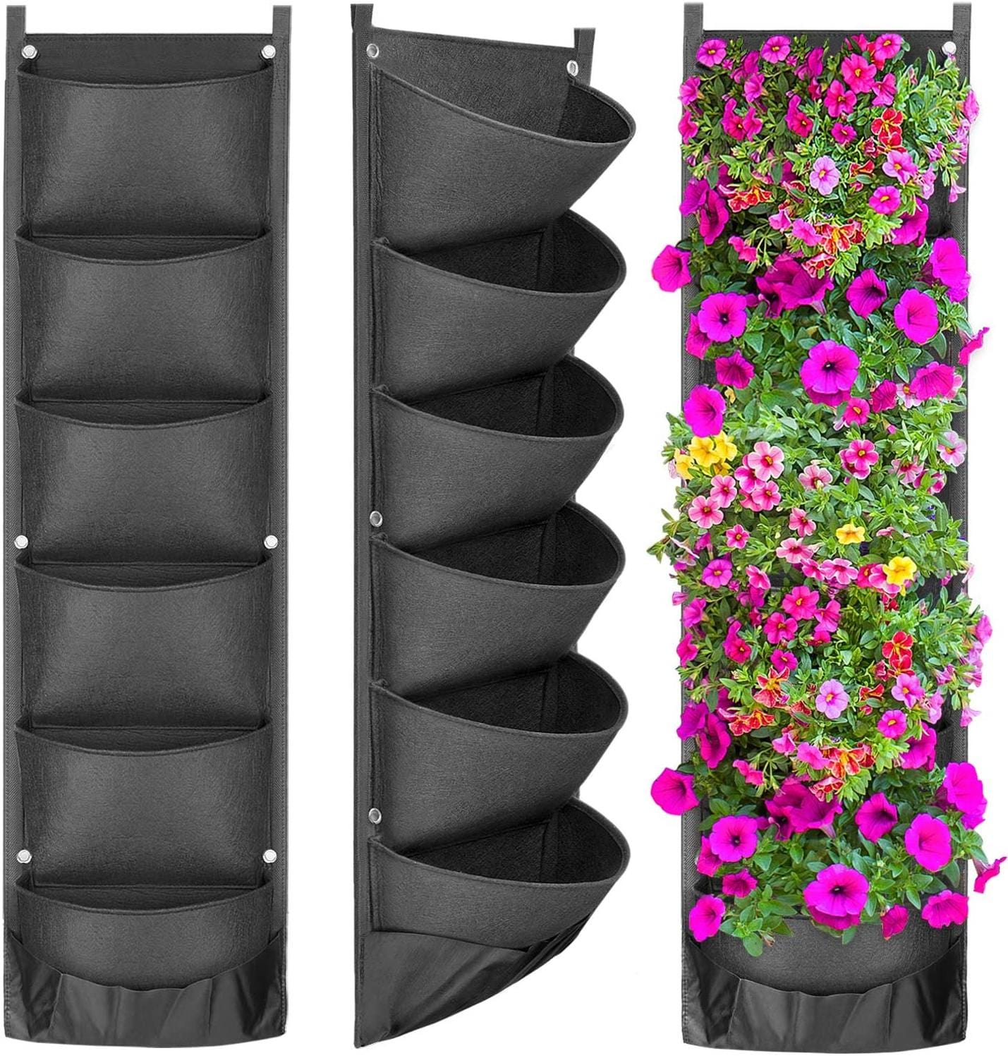 Zendrop 1pc 6Pocket 95x30CM Vertical Hanging Garden Planter Flowerpots