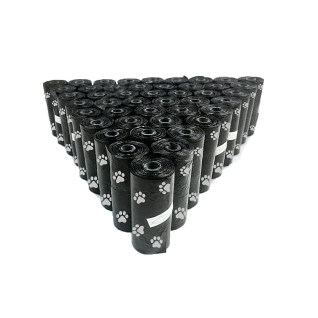 Zendrop 5 Roll Black Pet Poop Disposable Bags