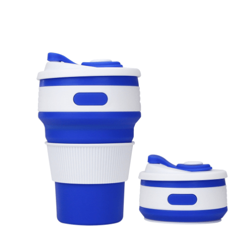 Zendrop Blue Collapsible Silicone Cup