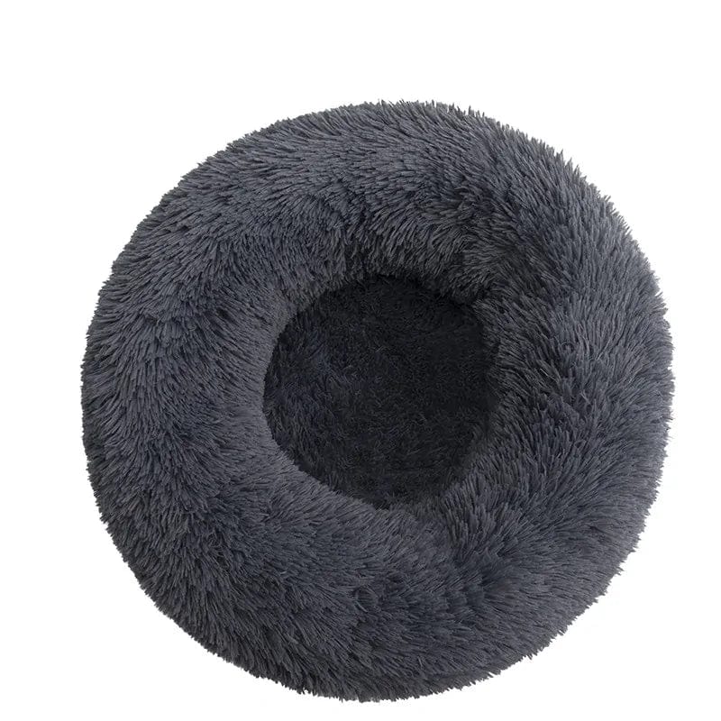 Zendrop Dark Gray / XXL 80CM / Long Plush Best Friends Pet Donut Cuddler Bed