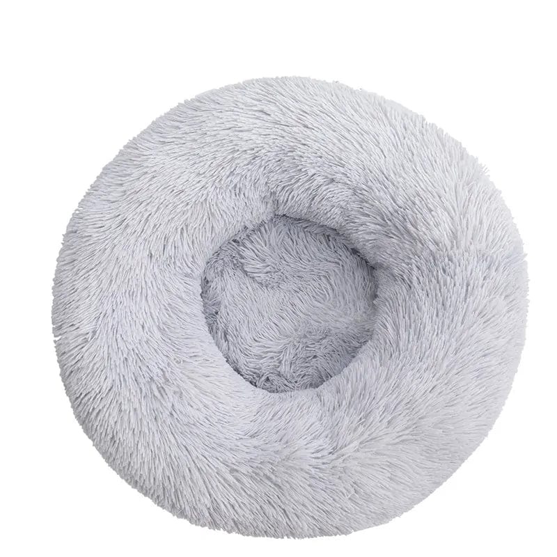 Zendrop Light Gray / XXXL 100CM / Long Plush Best Friends Pet Donut Cuddler Bed