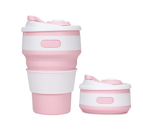 Zendrop Pink Collapsible Silicone Cup