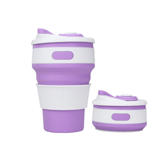 Zendrop purple Collapsible Silicone Cup