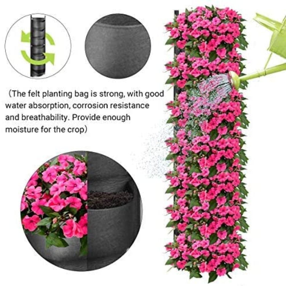 Zendrop Vertical Hanging Garden Planter Flowerpots