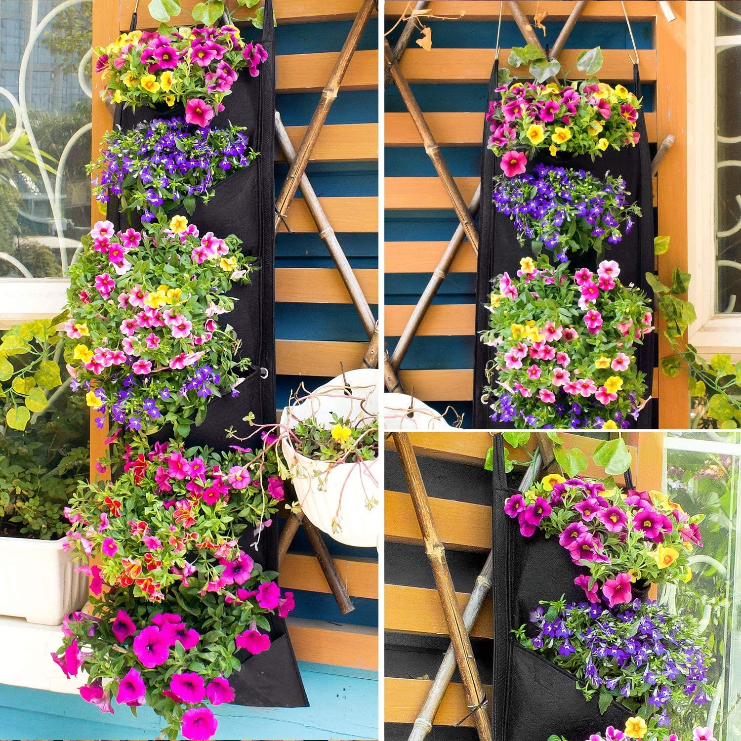 Zendrop Vertical Hanging Garden Planter Flowerpots